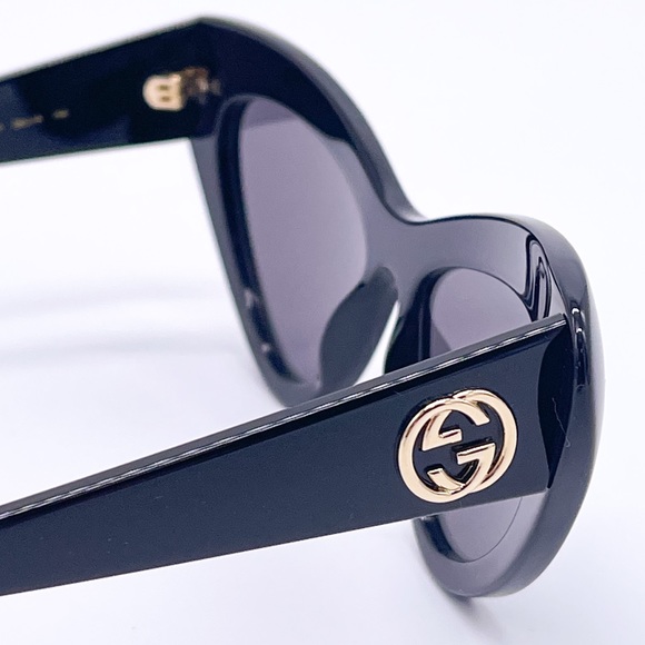 NEW GUCCI GG0895S 001 BLACK CAT EYE WOMEN’S SUNGLASSES GUCCI - Picture 9 of 15